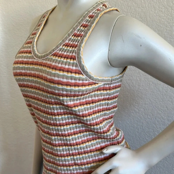 Madewell "retro style tank  stripe size Large - Picture 3 of 5
